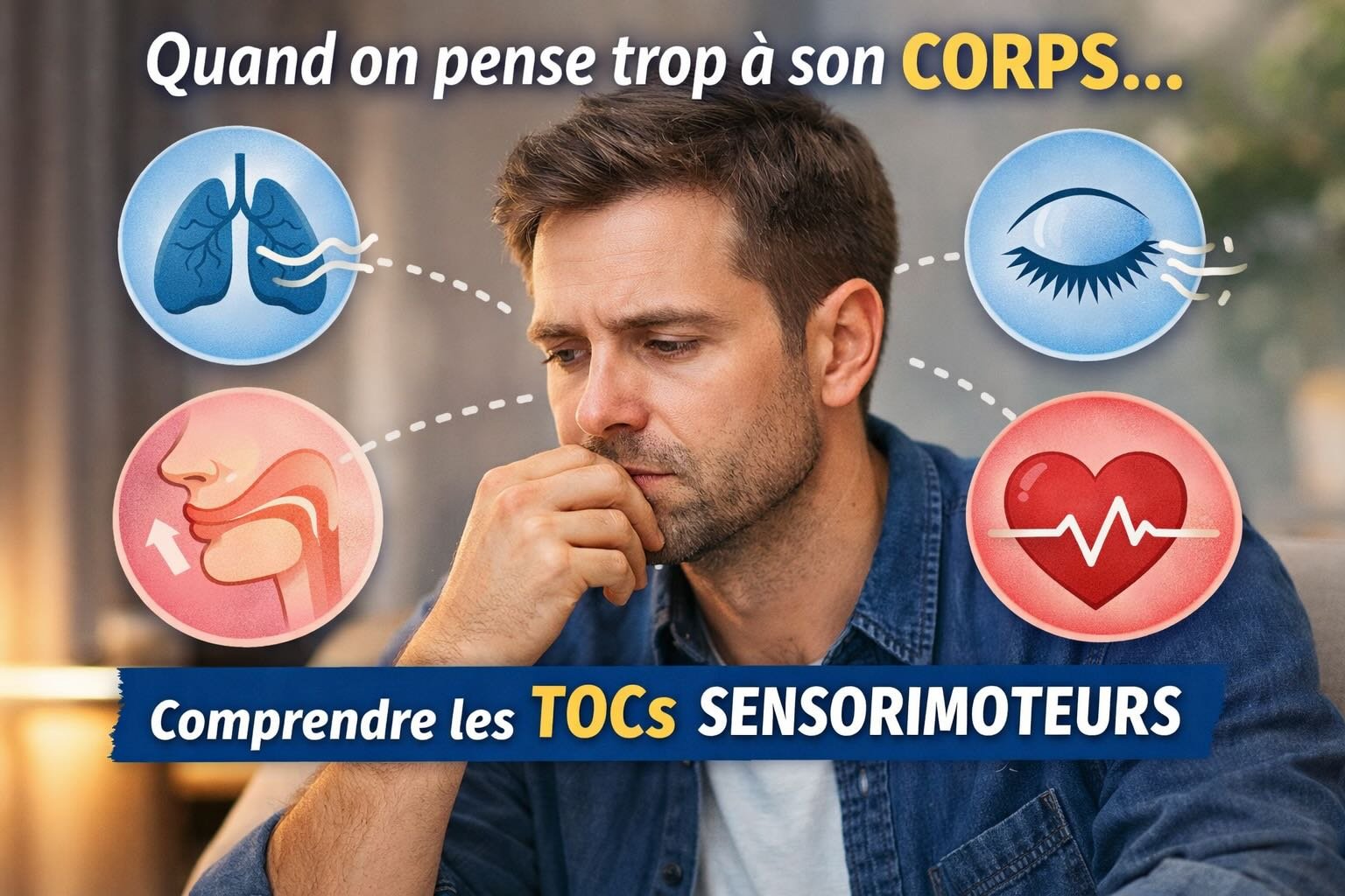Obsédé par des fonctions automatiques du corps? Soigner les TOCs sensorimoteurs (respiration, déglutition, clignement…)