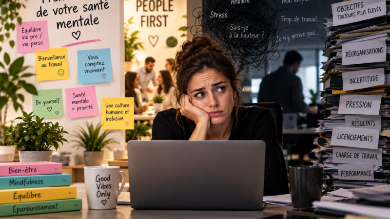 Santé mentale au travail : et si la « culture bienveillante » était parfois une partie du problème ?