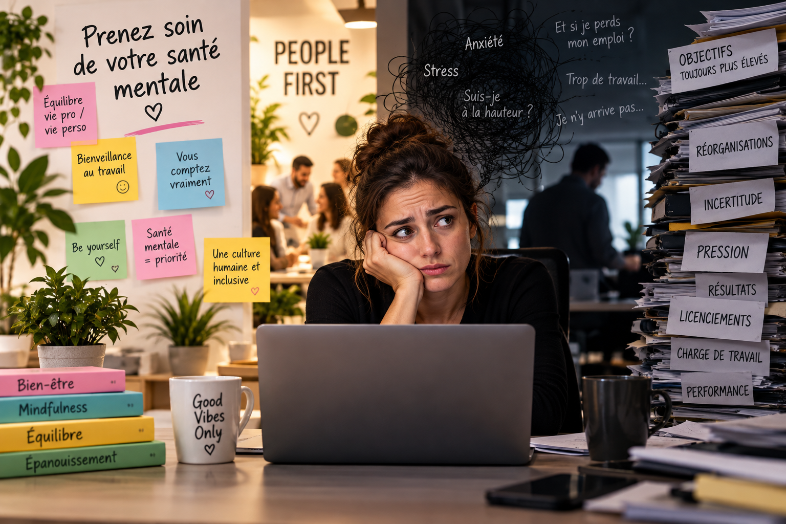 Santé mentale au travail : et si la « culture bienveillante » était parfois une partie du problème ?